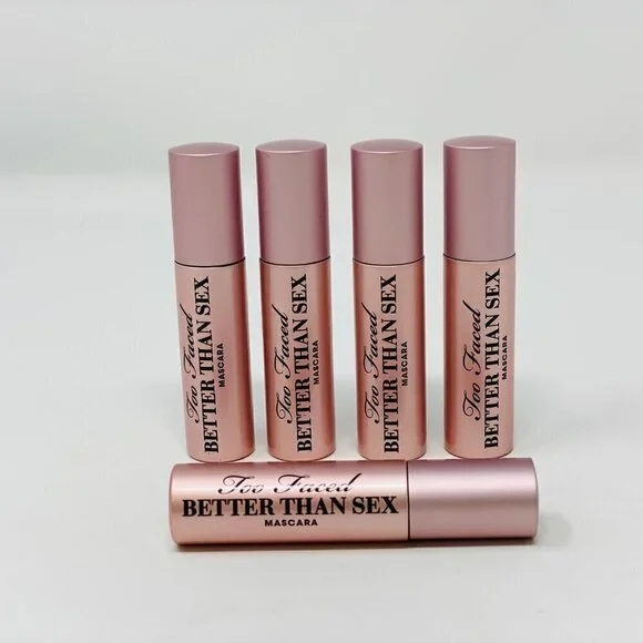 5pk- Too Faced-Better Than Sex Mascara minis .13oz - Picture 2 of 2